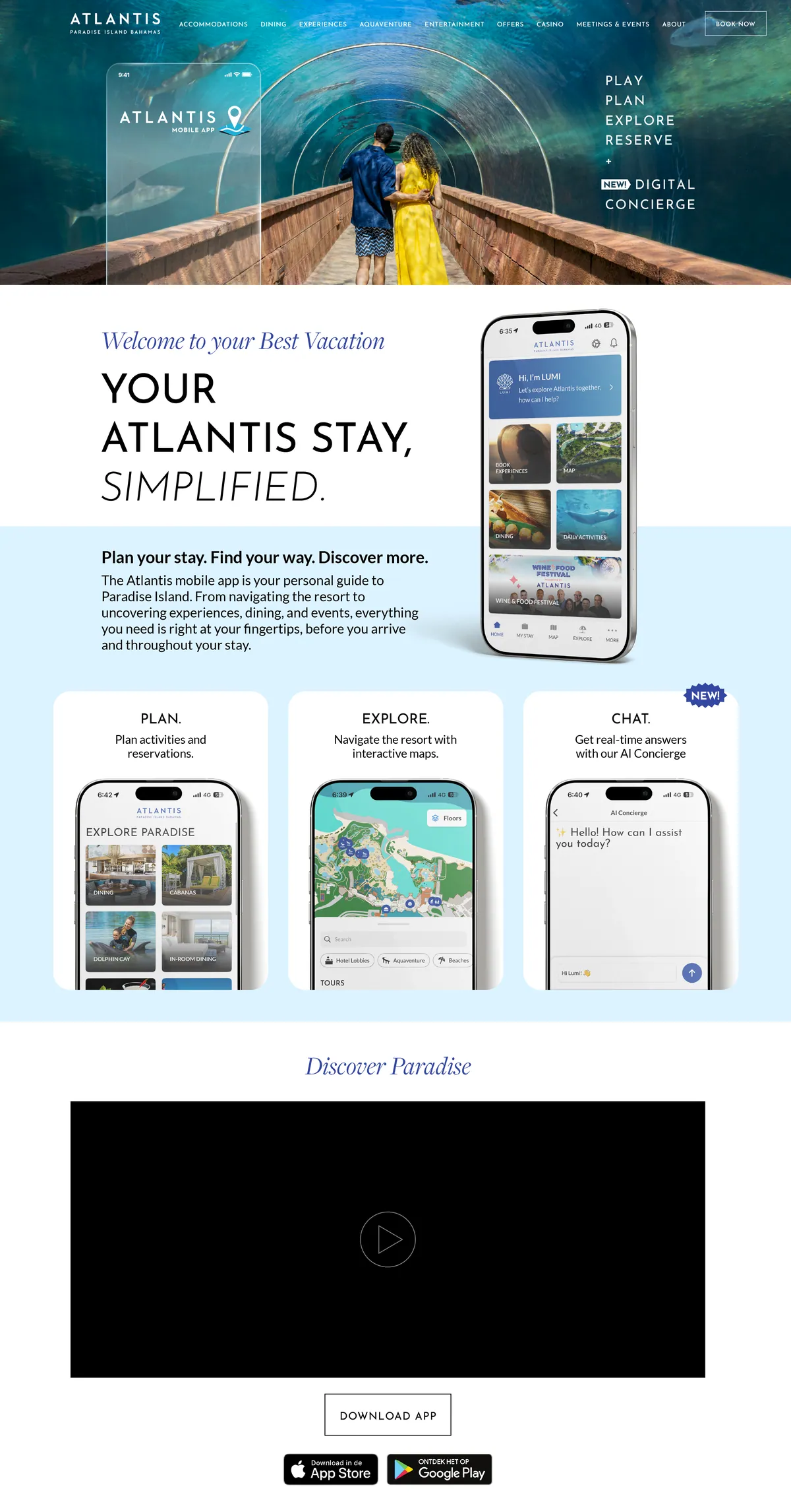 Atlantis Mobile App Landing — Atlantis